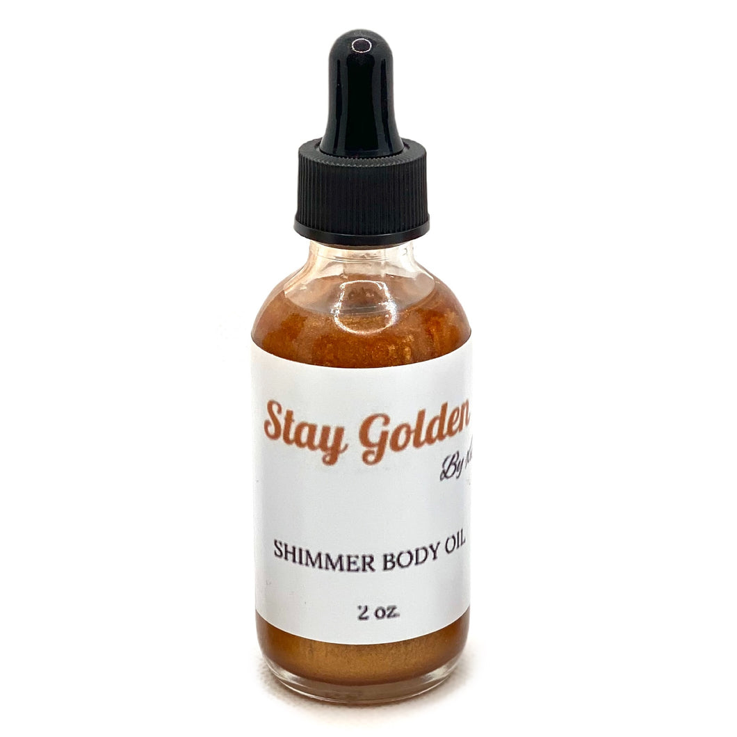 Bronze Gold Shimmer Body Oil
