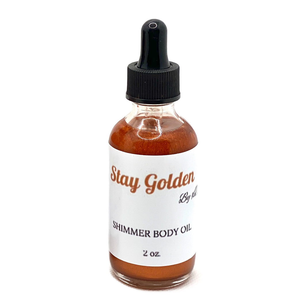 Copper Gold Shimmer Body Oil